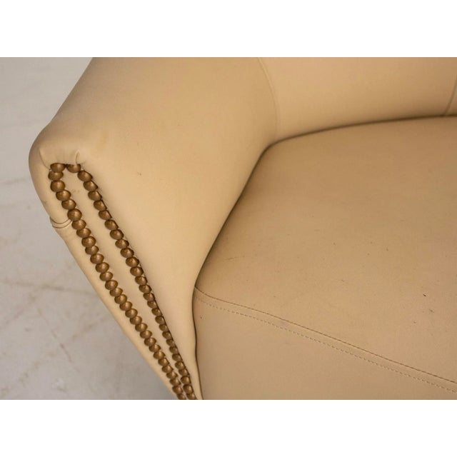 Cream Mid Century Gothic Style French Chaise Sofa For Sale - Image 8 of 13