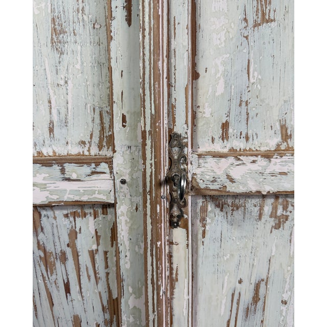 Wood Small Parisian Wardrobe, 1940s For Sale - Image 7 of 14