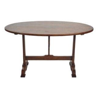 Antique Wine Tasting Table For Sale