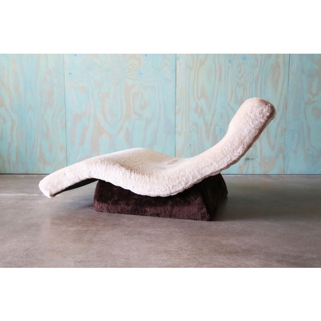 Adrian Pearsall 1960s Wave Chaise Lounge by Caraway Furniture After Adrian Pearsall Mid Century Modern For Sale - Image 4 of 14
