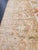 Ivory Antique Oushak Carpet, Handmade Oriental Rug, Ivory Field, Coral, Gray, Soft For Sale - Image 8 of 12