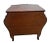 1960s Vintage Petite Venetian Bombe Commode Small Chest of Drawers Burled Walnut For Sale - Image 5 of 11