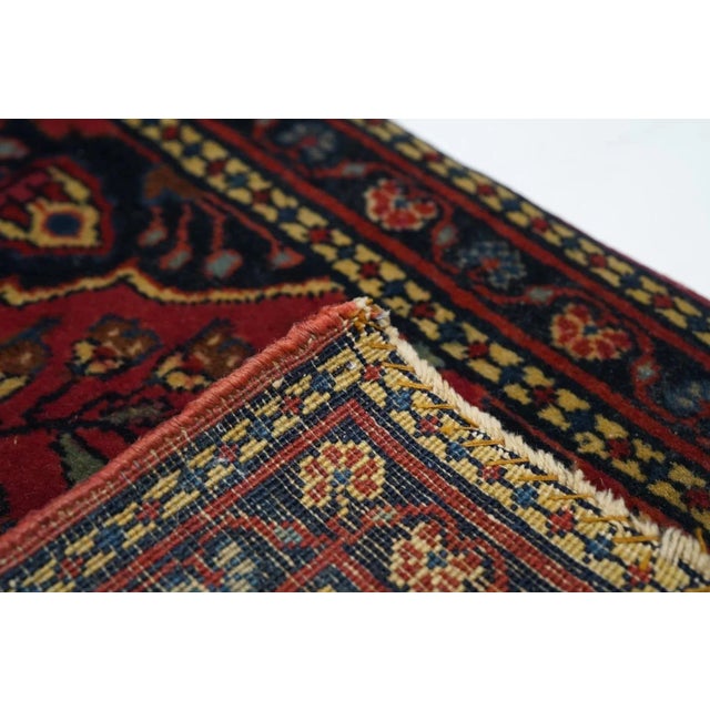 Transitioning from Farahan Sarouk to "American style" Sarouk, with a medallion and corners design on trend, but with...