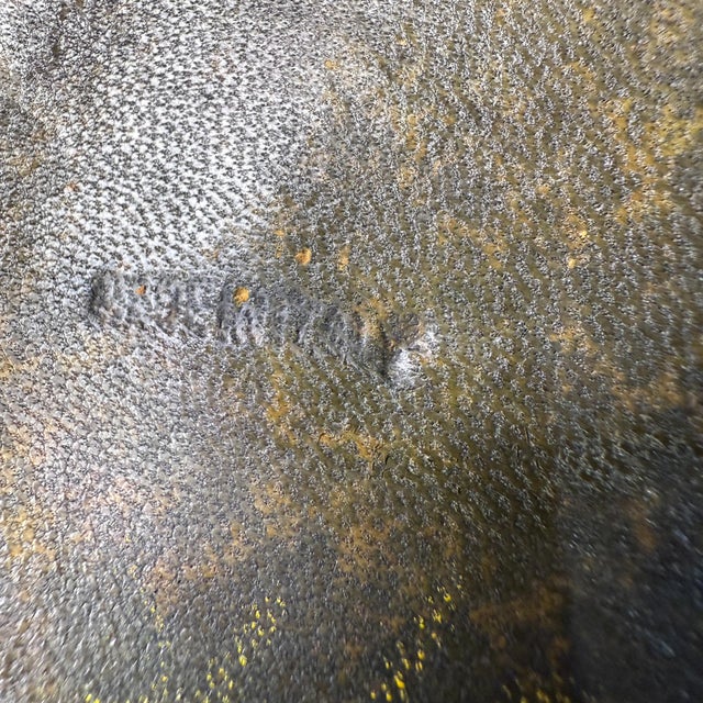 Leather Wrapped Bottle Decanter Hollywood Regency Italy For Sale - Image 13 of 13