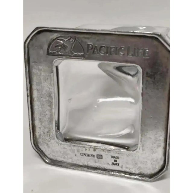 2010s Longhorn Bull Head Pewter and Glass Decanter For Sale - Image 5 of 10