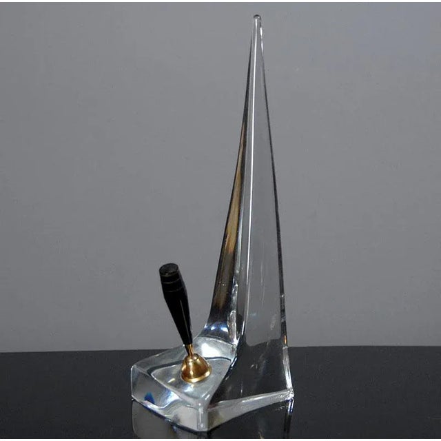 Mid-Century Modern Mid-Century Pen Holder from Daum, 1950s For Sale - Image 3 of 9