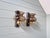 Brass and Smoked Glass Wall Sconces, 1960s, Set of 2 For Sale - Image 13 of 16