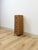 This charming vintage wicker parquetry narrow apothecary chest is a beautifully crafted and highly functional coastal...