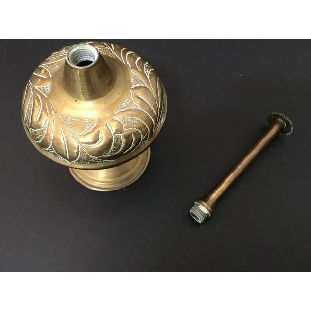Brass Repousse Rose Water Perfume Sprinkler Bottle For Sale In Palm Springs - Image 6 of 12