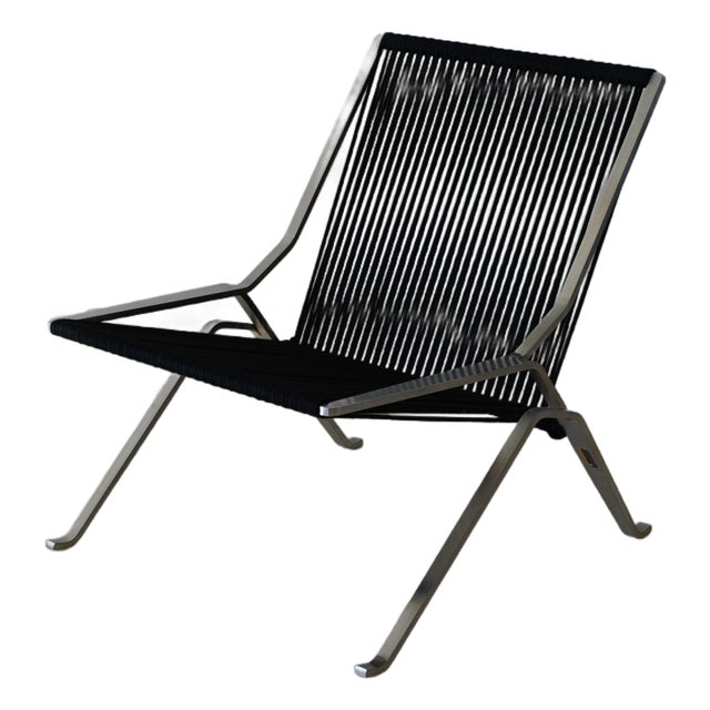 2012 Poul Kjaerholm Lounge Chair, Model No. Pk25 for Fritz Hansen, Denmark. For Sale