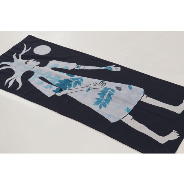 Modern Rug & Kilim’s Contemporary African Tapestry With Celestial Human Pictorial For Sale - Image 3 of 9