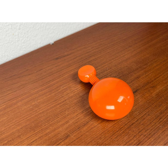 Mid-Century Modern Space Age Danish Orange Plastic Nutcracker from Dana Plast, 1960s For Sale - Image 13 of 18