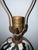 Metal Artful Painting Like Mid Century Modern Turned Pottery Ceramic Lamp For Sale - Image 7 of 10