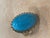 2020s 75 Ct Natural Oval Sleeping Beauty Turquoise Ring, 18 Kt Yellow Gold For Sale - Image 5 of 8