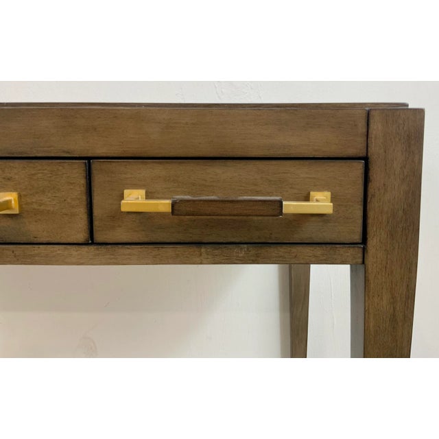 Currey & Co. Modern Medium Wood Verona Chanerelle Writing Desk Prototype For Sale In Atlanta - Image 6 of 9