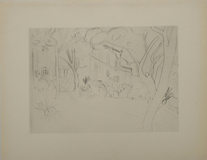 Henri Matisse, L'entrée de la maison, Lithograph
