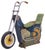 American Midcentury Carousel Motorcycle Carnival Amusement Ride Painted Wood Metal Harley Davidson For Sale - Image 4 of 7