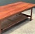 Mid-Century Modern Vintage Swedish Dux Woven Leather and Teak Coffee Table For Sale - Image 3 of 12