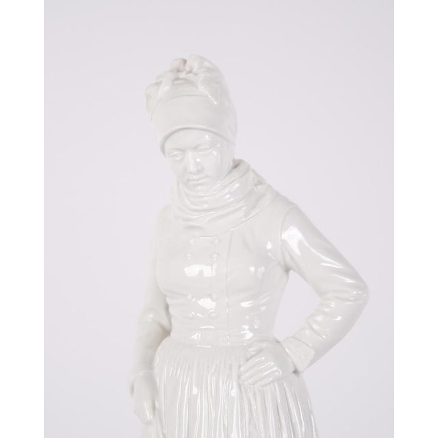 1920s Porcelain Figure by Amager Carl Martin-Hansen for Royal Copenhagen, 1920s For Sale - Image 5 of 13