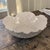 The Vintage Bordallo Pinheiro Portugal Cabage Leaf White Serving Bowl is a stylish and elegant piece of ceramic serve...