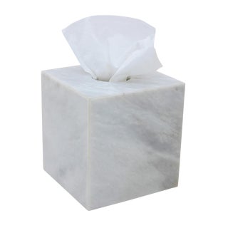 White Marble Tissue Box Holder For Sale