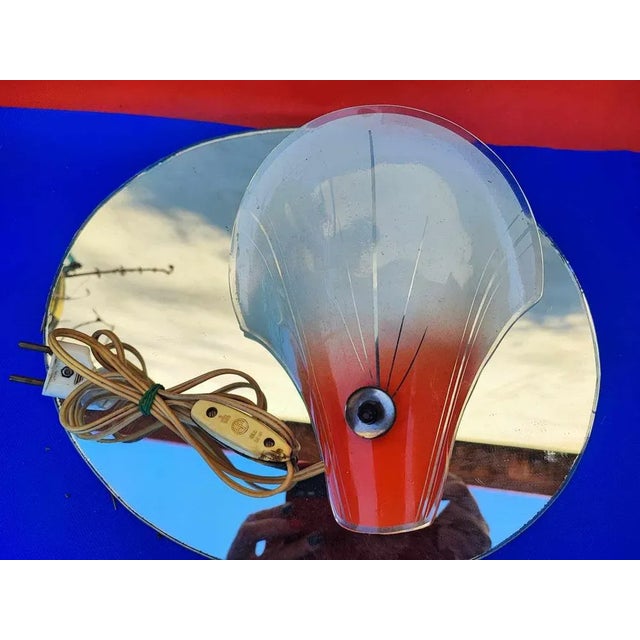 Mid-Century Glass Sconce For Sale - Image 6 of 6