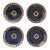 Bulgarian Troyan Redware Art Pottery Plates - Set of 4 For Sale