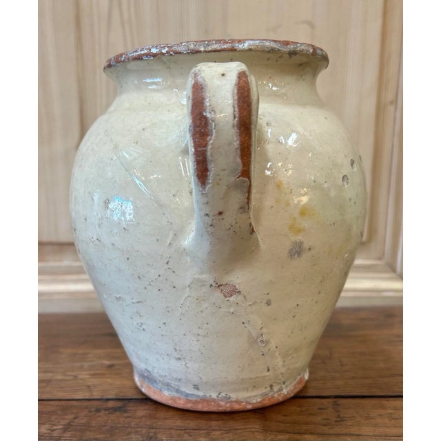 19th Century Italian Confit Small Jar From Puglia, Italy For Sale - Image 9 of 11