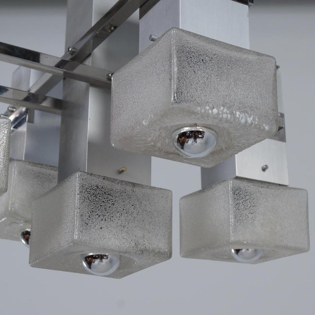 Italian Cube Pendant by Gaetano Sciolari, 1970s For Sale - Image 9 of 11