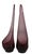 Pair of Mid 20th Century Purple Viking Glass Company Taperglow Glass Candlesticks For Sale - Image 9 of 11