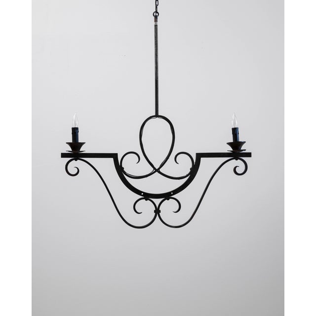 1900s French Metal Chandelier For Sale - Image 16 of 18