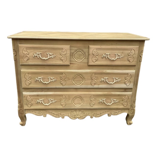 French Stripped Cherry Chest of Drawers For Sale