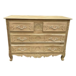 French Weathered Cherry Chest of Drawers For Sale