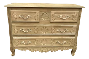French Weathered Cherry Chest of Drawers