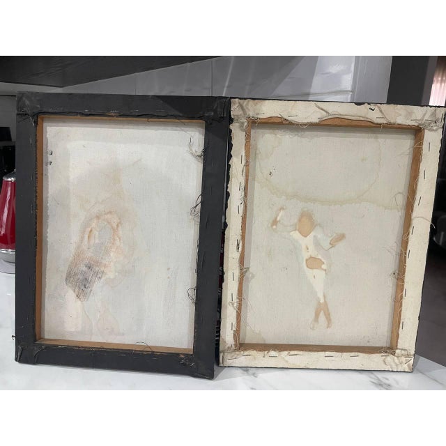 Sculpture Materials 1990s Contemporary Figurative Mixed-Media Bas-Relief – Set of 4 For Sale - Image 7 of 7