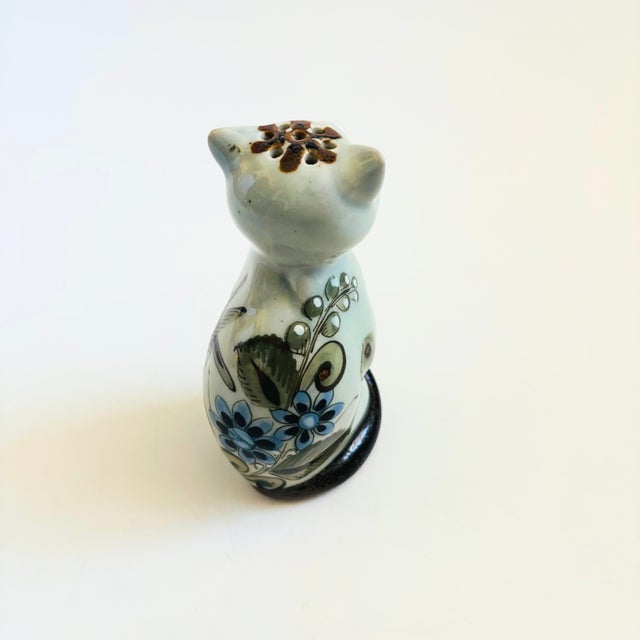 Ken Edwards Tonala Pottery Cat Salt Shaker For Sale - Image 4 of 13
