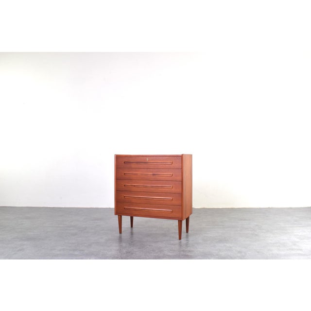 Mid-Century Modern Mid-Century Modern Danish Teak Chest of Drawers, 1960s For Sale - Image 3 of 16
