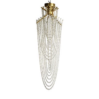 Cascade Swarovski Crystal Lamp, 1970s For Sale