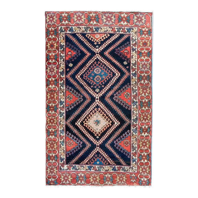 Early 20th Century Persian Bakhtiari Rug For Sale