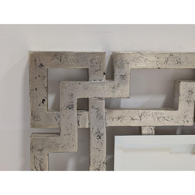 Textile Small Clave Mirror by Christopher Guy For Sale - Image 7 of 14