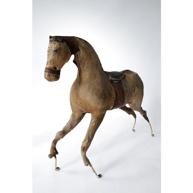 French Artist, Horse Sculpture, 1880, Horsehide For Sale - Image 10 of 16