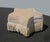 French Country Off White Star Shaped Ottoman Footstool W Velvet and Fringe For Sale - Image 3 of 13