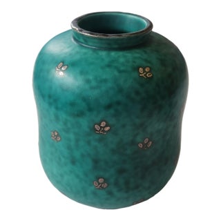 1930s Argenta Stoneware Vase by Wilhelm Kåge, Sweden For Sale