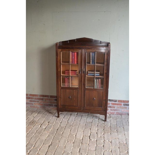 Antique Art Deco Wooden Fruit Tree Display Cabinet For Sale - Image 11 of 11