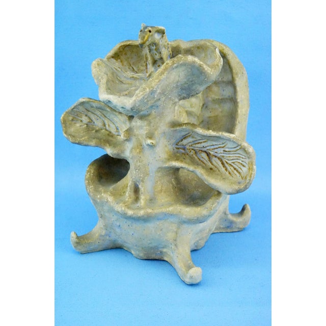 Mid-Century Modern Terracotta Informal Biomorphic Anthropomorphic Sculpture attributed to Albisola, 1920s For Sale - Image 3 of 18