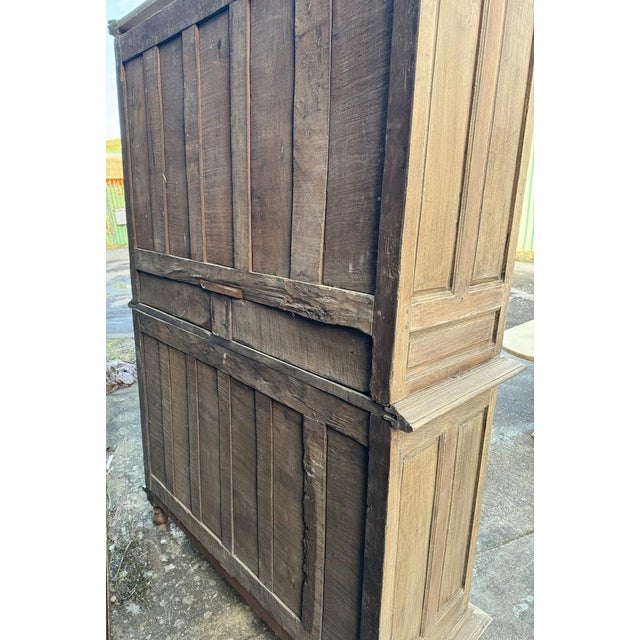 Antique French Normandy Oak Larder Cupboard, 1780 For Sale - Image 18 of 18