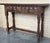 Spanish Early 20th Century Spanish Carved Console Table with Fluted Legs For Sale - Image 3 of 18