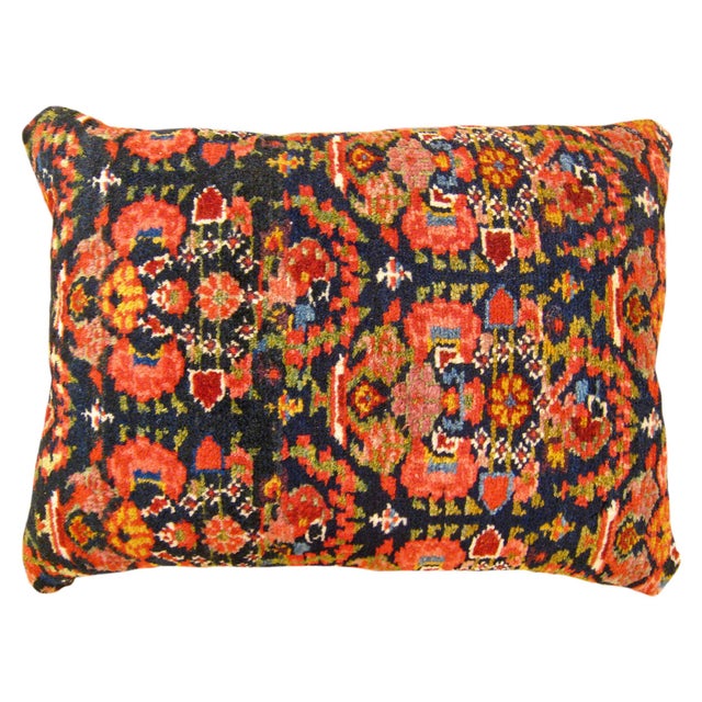 Set of Decorative Antique Persian Malayer Carpet Pillows - Set of 4 For Sale - Image 9 of 12