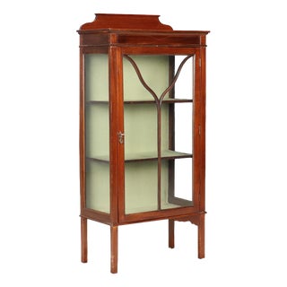 Liberty Mahogany Display Cabinet For Sale