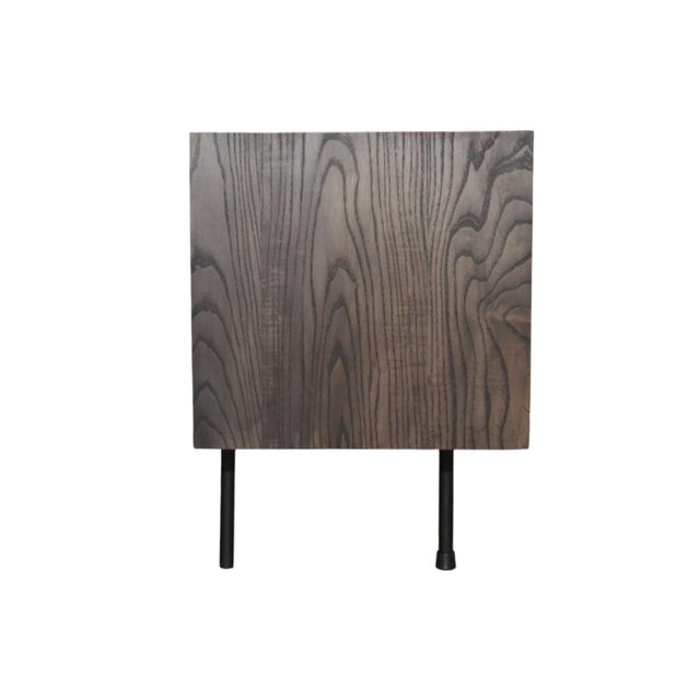 Bespoke Contemporary Brass and Ash 118" Cantilever Sideboard by Ebony Curated For Sale - Image 11 of 11